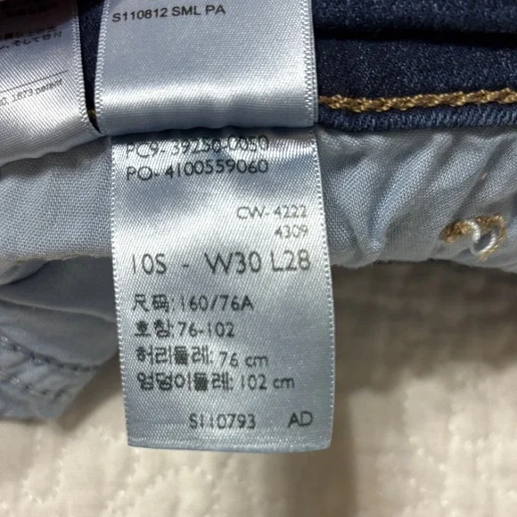 Levi's Women's Dark Blue Straight Jeans - Picture 5 of 9